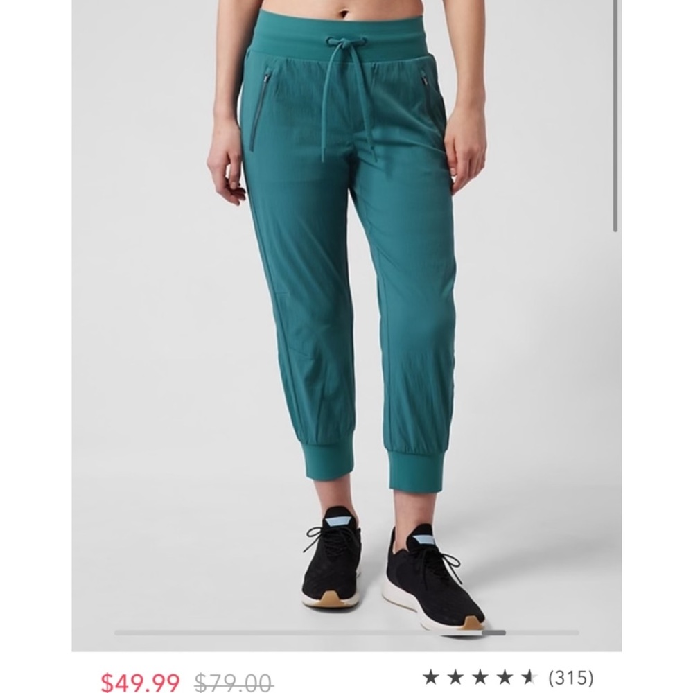 Athleta Teal Capris